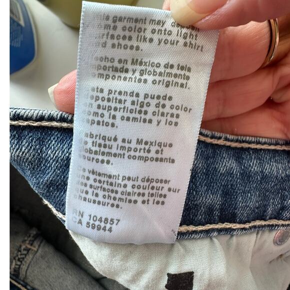 AG-ED Adriano Medium Light Wash Prima Crop Cigarette Leg Jeans 30 - Picture 12 of 16